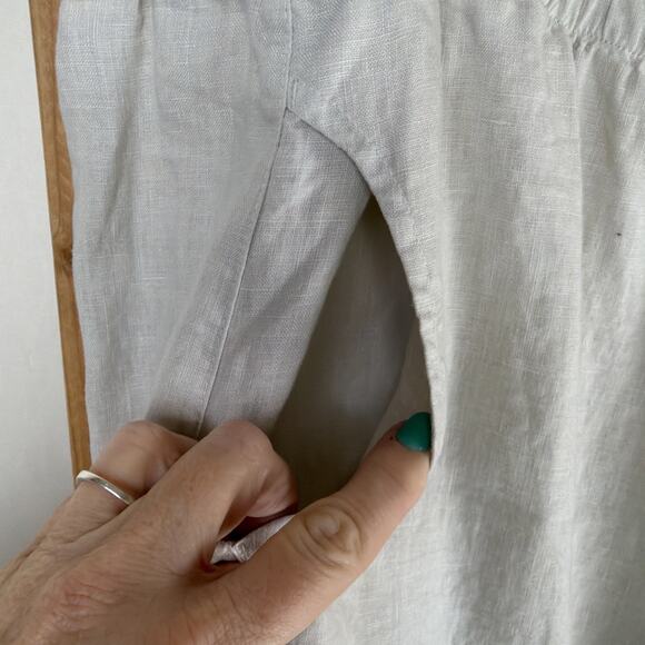 NWT Kleen Desert Khaki Lantern Pants 100% Linen #0818 3X - Picture 4 of 7